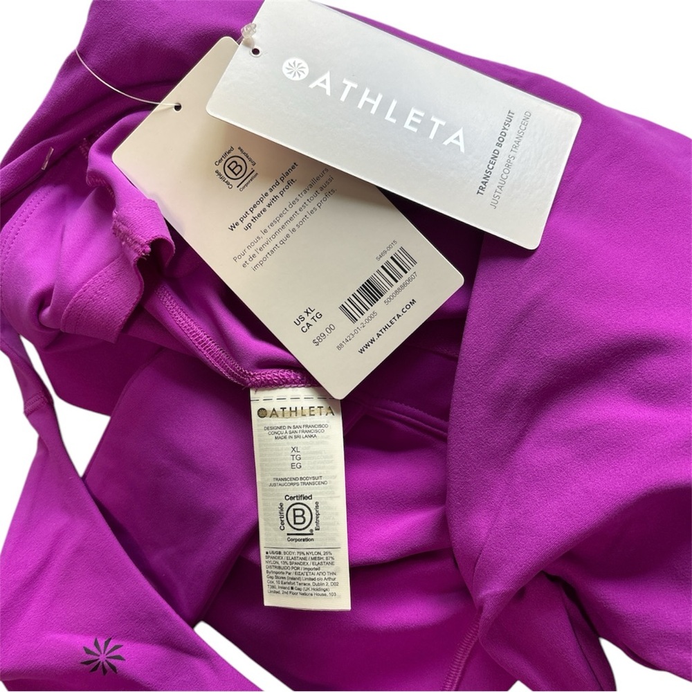 Athleta Transcend Bodysuit in Orchid - Picture 6 of 6